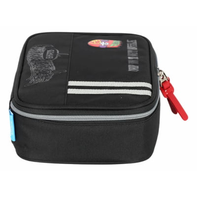 Kit Mochila De Rodinha E Costas + Lancheira Térmica + Estojo Box do Hot Wheels Skate Cinza