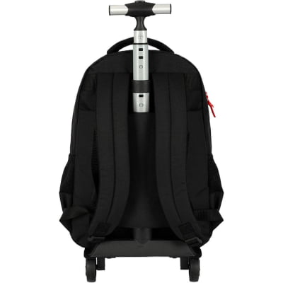 Kit Mochila De Rodinha E Costas + Lancheira Térmica + Estojo Triplo do Hot Wheels Skate Cinza