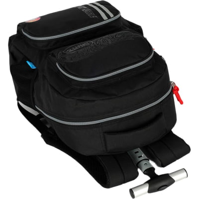 Kit Mochila De Rodinha E Costas + Lancheira Térmica + Estojo Triplo do Hot Wheels Skate Cinza